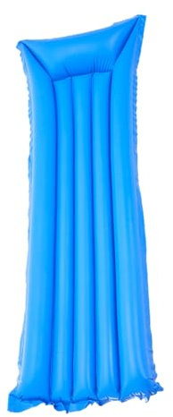 Pool Float, Blow Up Pool, Thick PVC Spacious Lounger Vibrant Colors Quick Inflate Lightweight Portable Comfort Sunbathing Raft, Inflatable Pad for Summer Vacation Parties, 68.9 x 17.7Inches, Blue