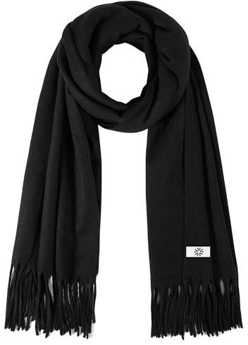 Fygicub Women's Winter Plaid Scarf Warm Thick Long Shawl Soft Knit Perfect Cold Weather Gift