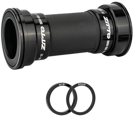 YUTZRIQP BB86-24/DUB/30 Gewinde/PressFit Innenlager Keramik/Lager BB Innenlager Kompatibel(Dub(29) Press-fit Black)