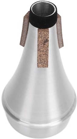 Sxhlseller Reductor de Ruido del Silenciador de Trompeta, Evita Molestias Durante la Práctica, Adecuado para Todas las Trompetas, Aleación de Aluminio, Portátil