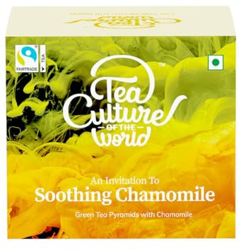 Tea Culture of The World Camomille apaisante - 20 sachets de thé - Thé à la camomille