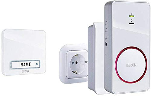 M-e modern-electronics 41152 Funkgong Komplett-Set beleuchtet