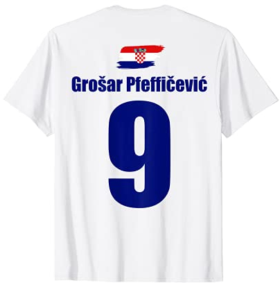 Kroatien Sauf Team Trikot für den Malle Party Urlaub T-Shirt