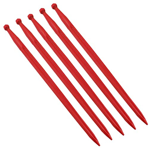 Frontladerzinken | 1000 mm | M22 Gewinde | von SHW | 5 Stück | Großballenzinken | Zinken | Frontladerspieß | Ballenspieß | Schwerlastzinken | Traktor | Schlepper | Ballengabel