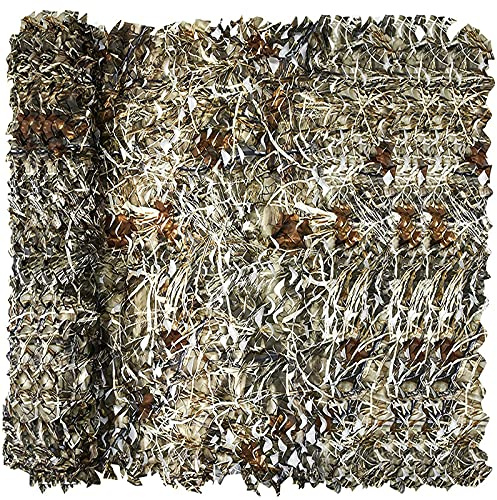 FullLit Camo Netting, Camouflage Netting, Hunting Blind Camo Net, Army Party Decorations, Sunshade Fence Nets, Lightweight, Bulk Roll, Mesh, Great for Camping, Shooting, Photograph, Car Cover, Outdoor