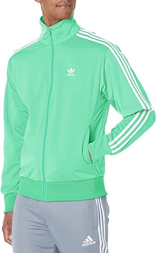 adidas Originals Men's Adicolor Classics Firebird Track Jacket, Green, Small
