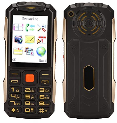 2G Unlocked Senior Cell Phone, Easy to Use Big Button Simple Mobile Phone with Dual Card Dual Stand, SOS Button, 2.8 Big Screen & 5900mAh Battery, Black Unlocked Phone for Seniors, Kids & Minimalists