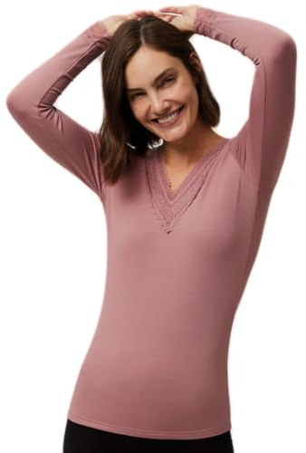 YSABEL MORA - Camiseta térmica Cuello Pico Mujer Mujer