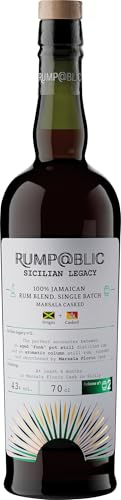RUMP@BLIC - Sicilian Legacy Jamaica - Rhum - Origine : Barbade - Alcool : 43% - Notes de Vanille & Fruits secs - 70cl