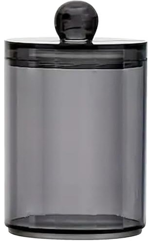 Wattestäbchenspender Wattestäbchenhalter Wattestäbchenhalter Wattestäbchenhalter Wattestäbchen Aufbewahrungsbox Schwarz Wattestäbchenspender Wattestäbchenhalter Transparent Modern Badorganizer für