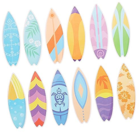 BESTonZON 1satz Surfbrett Aufklebern Sommer Hawaii Strand Dekoration Selbstklebende Sticker Für Partys Und Surf-enthusiasten Wetterfest Und Langlebig Einfache Anwendung