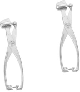 TOPBATHY 2Pcs carottier noyaux de Cerise denoyauteur Cerise Dénoyauteur de Cerises Efficace Citron éplucheur d'ananas gai dénoyauteur de Cerise en métal dénoyauteur d'olives en métal Silver