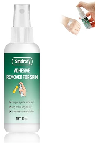 30ml Pflasterlöser Spray, Pflaster Entfernen Spray, Pflasterentferner Spray | Schnell Auflösen Tape, Entfernen Klebereste, Klebemittelentferner, Pflaster Entfernen Spray Haut