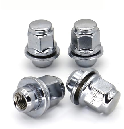4X Kompatibel Mit ES350 GS450h Highlander Prius Matrix 4Runner Auto Stahl Radmuttern M12 × 1,5 Auto Rad Teile