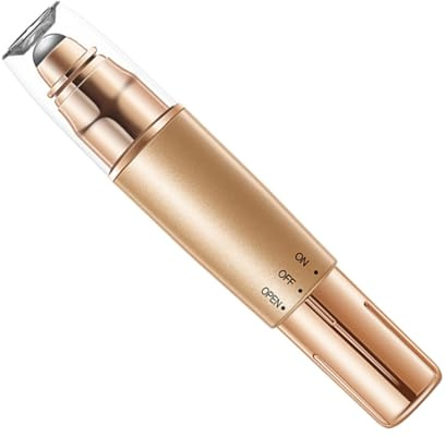 Massaggiatore Oculare Elettrico 11000/min Dc 1.5v Abs Oro | Compatto e Leggero, 1 X Batteria Aa Inclusa, Dispositivo Singolo da 1, 2w