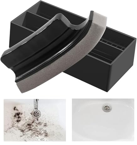 Bartreiniger für Waschbecken Ergonomischer Bartschneid-Scrubber