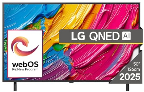 LG 43QNED80A3A - Smart TV 43 Pollici 4K QNED DVB-T2 Wi-Fi colore Nero Classe energetica G