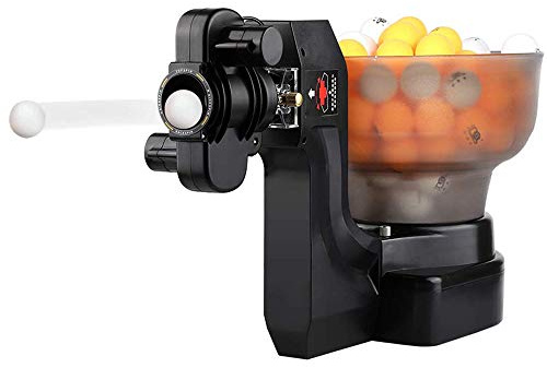 YUEWO Robot da Ping Pong, Macchina Automatica per Palline da Ping-Pong per l'allenamento di 100 Palline Sfere di Lancio Lancia Automatica