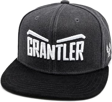 Du Hirsch Bayerisches Snapback Cap Grantler Schwarz Canvas One Size