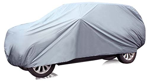 Housse de protection d’extérieur pour voiture, imperméable, anti-rayures et anti-grêle (SUV, taille S, 430 x 150 x 150 cm)