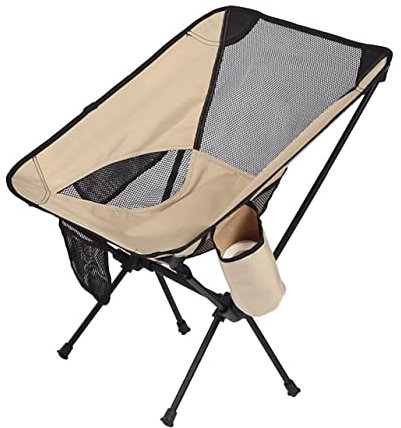 IRYZE Camping-Stühle Campingstuhl Faltstuhl Outdoor-Klappstuhl Aus Aluminiumlegierung, Tragbarer Strand, Ultraleicht, Angelhocker, Leicht, Kompakt, Camping-Rucksack-Stühle Klappstuhl Outdoorstuhl