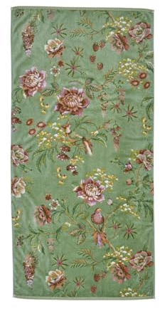 Pip Studio Secret Garden Duschtuch Green 70x140cm (1 Stück)