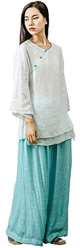 Kampsportskläder Dam Tai Chi Kläder Zen Meditation Uniform Siden Bomull Kung Fu Kläder,C,L