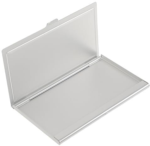 TEHAUX 2stücke Blanko Aluminium Visitenkartenetui Für Designs Große Kapazität Für Mehrere Karten Für Geschäftsleute Und Kreative