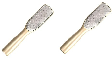 Beatifufu 2stücke Dead Skin Remover Fußfeile Doppelseitige Pediküre Raspel Zum Entfernen Von Hornhaut Und Abgestorbener Haut Ergonomischer Griff Für Einfache Anwendung Langlebig