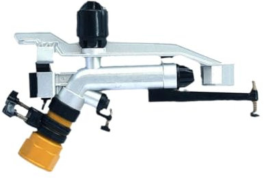 Arroseurs d'irrigation agricole, pistolet d'arrosage à 360° pour grande surface, arroseur de pelouse pour fermes, vergers (métallique)