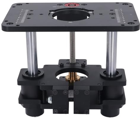 Oberfräsen-Hebesystem, Oberfräsen-Tisch-Hebesystem, Oberfräsen-Hebetisch, Sicherer Verriegelungsmechanismus für Trimmer mit 69 Mm Durchmesser und 25 Bis 50 Mm Dicke