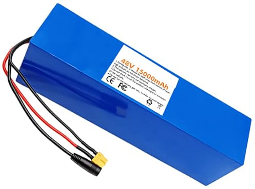Batería Ebike 48V 15Ah, Batería para Bicicleta eléctrica 48V 15AH incorporada Plegable Ebike Batería 48V para 1000W 800W 500W 200W Motor de Bicicleta con Cargador