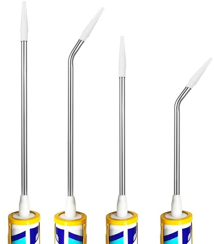 4 Pcs Handmade Stainless Steel Caulk Nozzle Extender