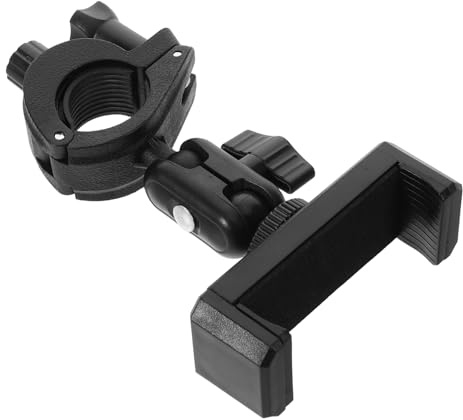 MAGICLULU Support de Téléphone pour Trompette Lyre à Pince Réglable 360° Rotation, Compatible Tube 15-31 Mm, Petite Taille, Acier Renforcé, Pupitre Partitions Musique Fanfare Concert