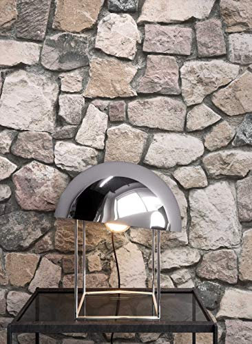 NEWROOM Papier peint pierres brique Beige Motif Brique/Cailloux Papier