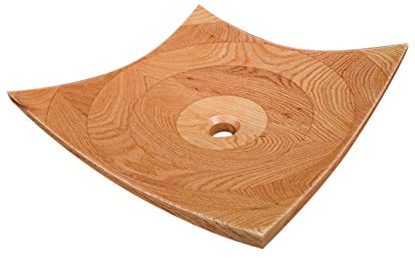 MyBer® Massivholzwaschbecken Holzwaschbecken Waschbecken Waschschale Massiveiche