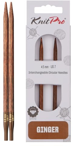 KnitPro Ginger Austauschbare Nadelspitzen 5 (13cm) | 4,5mm