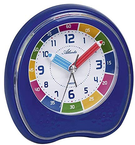 Atlanta Wecker Ohne Ticken blau - 1953-5