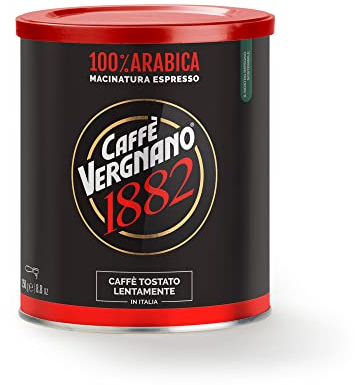 Caffè Vergnano 1882 Espresso Ground Tin, 250 g (Pack of 1)