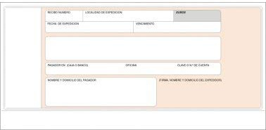 Talonario Recibos 215x100 T19 Normalizado banco (100h), 5 unidades