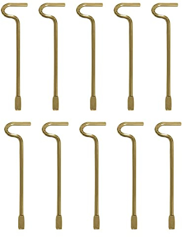 Alico Interior Door Key for Bedroom Door, Bathroom Door Key Pin for Door Knob Lock - 10 Pack