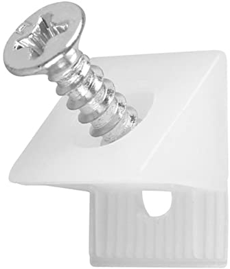 FACULX 100 PCS Drawer Supports Drawer Bottom Sagging Repair Fix Mending Wedges, Drawer Repair Kit with Screws Furniture Chest Drawer Bottom Repair Fixing Mending Wedges Drawer