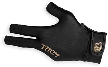 TAOM Billard Zubehör Billard Handschuh Midas 3-Finger für die Linke Hand, M L XL