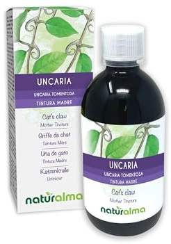 Katzenkralle (Uncaria tomentosa) Rinde Alkoholfreier Urtinktur Naturalma - Flüssig-Extrakt Tropfen 500 ml - Nahrungsergänzungsmittel - Veganer