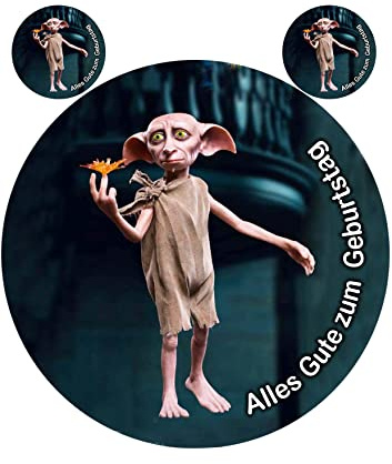 Tortenaufleger mit Wunschname, Harry Potter, Geburtstag, Zuckerbild mit dem Motiv:, Essbares Foto für Torten, Fondant, Tortenaufleger Ø 20cm, 01111