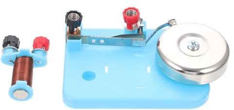 SAFIGLE Elektrische Glocke Physik Experiment 4.13X2.95X1.18In Elektromagnetisches Lehrmittel Für Schule Labor Zuhause Strom Kinder Experiment Unterrichtshilfe