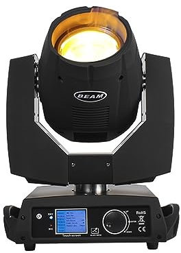 TAITUS Luces de Discoteca, DJ Lights Beam 7R Controlador de luz con Cabezal móvil DJ Proyector Disco Ball Party Control de Escenario con DMX