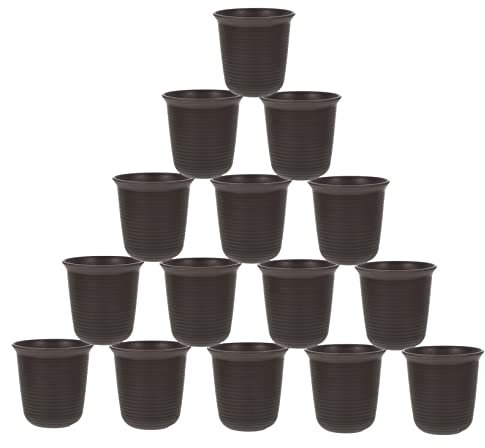 Milisten 20St Blumentopf blumenbank hängekorb Kaktus- Kunststoffbehälter zimmerpflanzen Dekoration Retro-Pflanzgefäß Blumenbehälter Haushalt schmücken Pflanzenständer Anlage Container
