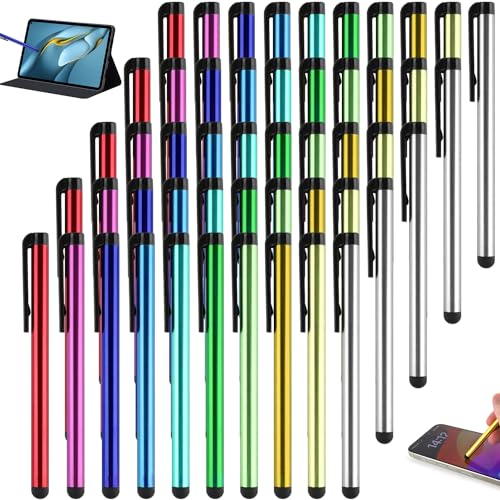 FYSL 50 Stück Stylus Pen Eingabestift Touchscreen Stift Tablet Stift Touch Pen Universelle kapazitive Touchscreen-Stifte für Tablets, iPad mini, iPad Pro, iPad Air, Smartphones, Samsung Galaxy