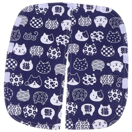 Toyvian Lettiera per gatti Tenda per porta Tende in lino per lettiera Tenda per porta piccola tenda per lettiere Custodia per lettiera per porta cartone animato Tenda per lettiera Tenda per porta
